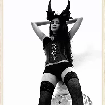 Cyn (with me) What a great time we had putting together our first shoot. A gorgous model on a windswept day.